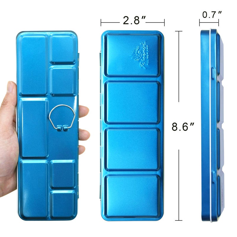 PHOENIX Artist Watercolor Paint Set - Half Pan 24 Colors Quality Pigment Watercolor Palette with Portable Tin Box for Adults, Professional Artists - Image 5